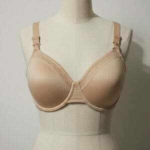 NWT Playtex Nursing‎ Shaping Foam Underwire Bra Beige 42 B/C Maternity Comfort